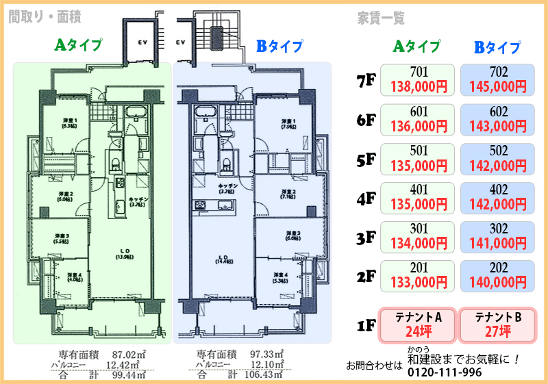 ＰＩＥＲ倉敷　間取り・料金